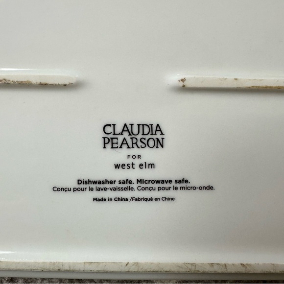 Claudia Pearson for West Elm Dachshund Martini Beach Rectangle Serving Plate - Picture 4 of 4